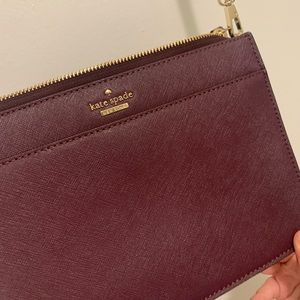 Kate spade crossbody bag - maroon